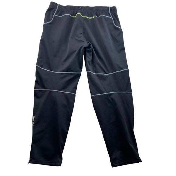 TSLA Mens Activewear Pants Size 3XL Ankle Zip Pull On Straight Athleisure Black - Picture 2 of 14